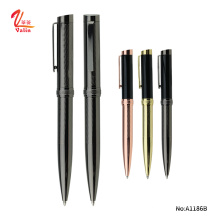 Custom company logo slogan executive metal ball pens gift for man